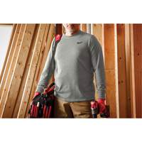 T-shirt de travail hybride, Hommes, Petit, Gris The Estey Group