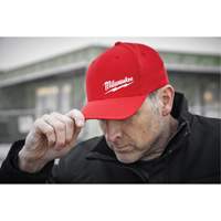 Flexfit&reg; Fitted Hat, Red, Poly-Cotton The Estey Group