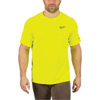 Chandail l&eacute;ger &agrave; haute visibilit&eacute; Workskin, Hommes, Petit, Jaune The Estey Group