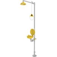 Douche durgence et douche oculaire combin&eacute;es, Socle The Estey Group