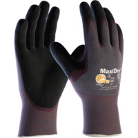 Gants sans couture ultra l&eacute;gers ATG MaxiDry, Grand, R&ecirc;vetement Nitrile, Calibre 15, Enveloppe en Nylon/&eacute;lasthanne The Estey Group