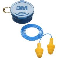 E-A-R Ultrafit Premolded Earplugs, Corded, Pair - Plastic Case, 25 dB NRR, One-Size The Estey Group