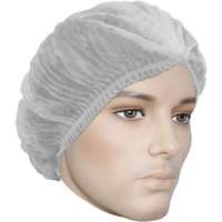 Bonnet bouffant pliss&eacute; Cova-Cap, Polypropyl&egrave;ne, 21", Blanc The Estey Group