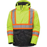 Alta Winter Jacket, Polyester, Black/High Visibility Lime-Yellow, Small The Estey Group