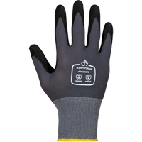 Dexterity&reg; High-Abrasion Gloves, 2X-Small/5, Foam Nitrile Coating, 15 Gauge, Nylon/Cotton Shell The Estey Group