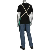 Dynamic Ironcat&reg; FR Cotton Sateen Apron, Bib, Green The Estey Group