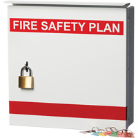 Boîte pour plan de s&eacute;curit&eacute; en cas d'incendie The Estey Group