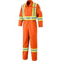 7702T FR-Tech&reg; Arc-Rated Coverall, Size 40 (Tall), High Visibility Orange, 10 cal/cm² The Estey Group