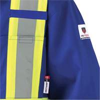 7706T FR-Tech&reg; Flame-Resistant Coverall with Leg Zippers, Size 40 (Tall), Royal Blue, 9.7 cal/cm² The Estey Group