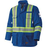 5523 Flame-Resistant Safety Parka, Small, Royal Blue, 58 cal/cm² The Estey Group