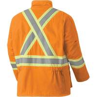 5533 Flame-Resistant Safety Parka, Small, High Visibility Orange, 58 cal/cm² The Estey Group
