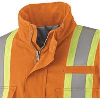 5533 Flame-Resistant Safety Parka, Small, High Visibility Orange, 58 cal/cm² The Estey Group