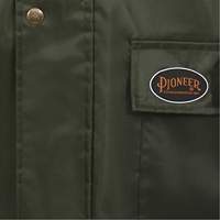 D8120J Manteau &agrave; capuchon ind&eacute;chirable Nailhead pour planteur d'arbres, Polyester/PVC, T-petit, Vert The Estey Group