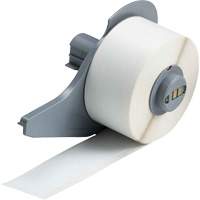 Ruban adh&eacute;sif permanent toutes saisons pour &eacute;tiquettes, Vinyle, Blanc, Largeur de 1" The Estey Group