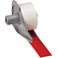 Ruban adh&eacute;sif permanent toutes saisons pour &eacute;tiquettes, Vinyle, Rouge, Largeur de 1" The Estey Group