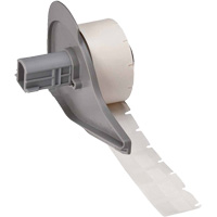 Self-Laminating Wrap-Around Wire & Cable Labels, Vinyl, 0.5" L x 0.75" H, White The Estey Group