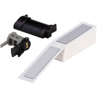 Raised Panel Labels, Polyester, 1" L x 4" H, White The Estey Group