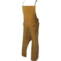Caiman&reg; Boarhide Apron, Split-Leg Bib, 42" L, Brown The Estey Group