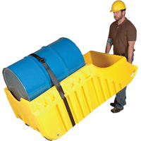 Chariot pour baril, 26,5'' lo x 26,5'' la x 5'' h, Cap. de d&eacute;versement 800 gal. US The Estey Group