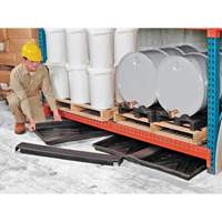 Ultra-Rack Containment Tray – plateau triple, 72" lo x 44" la x 2,8" h, Cap. de d&eacute;versement 24 gal. US The Estey Group