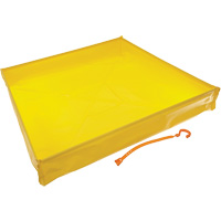 Flexible Ultra-Utility Tray, 30" lo x 30" la x 4,8" h, Cap. de d&eacute;versement 9,5 gal. US The Estey Group