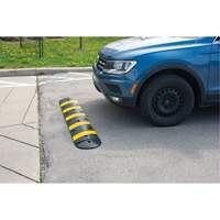 Speed Bump Kit, Rubber, 4' L x 11" W x 2" H The Estey Group