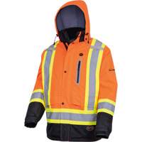 5407 Manteau de s&eacute;curit&eacute; imperm&eacute;able, isol&eacute;e et chauff&eacute;e, Hommes, Petit, Orange haute visibilit&eacute; The Estey Group