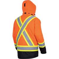 5407 Manteau de s&eacute;curit&eacute; imperm&eacute;able, isol&eacute;e et chauff&eacute;e, Hommes, Petit, Orange haute visibilit&eacute; The Estey Group