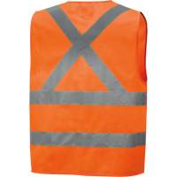 6885 High-Visibility Tricot Safety Vest, High Visibility Orange, Small, Polyester The Estey Group