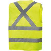 6886 High-Visibility Tricot Safety Vest, High Visibility Lime-Yellow, Small, Polyester The Estey Group