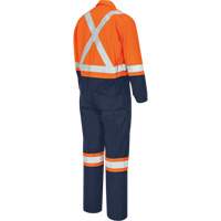 7702BBT FR-Tech&reg; 2-Tone Safety Coverall, Size 40 (Tall), Navy Blue/Orange, 10 cal/cm² The Estey Group