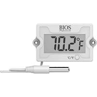 Panel Mount Thermometer, Contact, Digital, -58-230°F (-50-110°C) The Estey Group