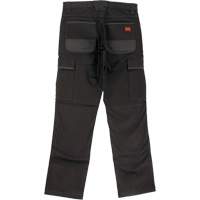 WP100 Work Pants, Cotton/Spandex, Black, Size 0, 30 Inseam The Estey Group