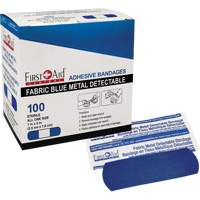 Bandages, Rectangular/Square, 3", Fabric Metal Detectable, Sterile The Estey Group