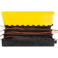 Polyurethane Cable Protector, 3 Channels, 35.43" L x 19.69" W x 3" H The Estey Group