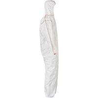SFR Coveralls with Hood, Medium, White, Tyvek&reg; 400 The Estey Group