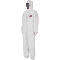 SFR Coveralls with Hood, Medium, White, Tyvek&reg; 400 The Estey Group
