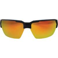 Pumori Safety Glasses, Red/Mirror Lens, Anti-Scratch, ANSI Z87+/MCEPS GL-PD 10-12/Meets/Exceeds CSA Z94.3 The Estey Group