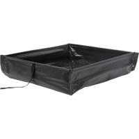Berme de confinement des d&eacute;versements repliable &agrave; rouler, Capacit&eacute; 15 gal. US, 2' la x 2' lo x 6" h The Estey Group