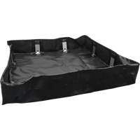 Collapsible Berm, 299 US gal. Capacity, 8' W x 10' L x 6" H, Snap-Up Bracket The Estey Group