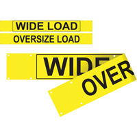 Banni&egrave;re wide load/oversized load &agrave; deux c&ocirc;t&eacute;s, Vinyle, 96" la x 12" h The Estey Group