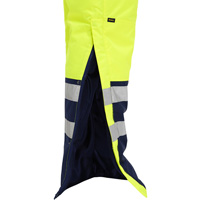 Bisley&reg; Extreme Cold Bib Overall, Polyester, Small, High Visibility Lime-Yellow The Estey Group