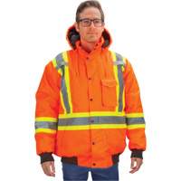 Waterproof 7-in-1 Winter Parka, High Visibility Orange, Medium The Estey Group