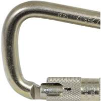 CP-03015-1 Mousqueton zingu&eacute; avec ouverte de portique de 1", Acier The Estey Group