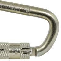 CP-03015-1 Mousqueton zingu&eacute; avec ouverte de portique de 1", Acier The Estey Group