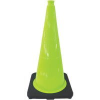 C&ocirc;ne de signalisation de premi&egrave;re qualit&eacute;, 18", Vert lime The Estey Group