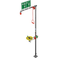 Douche combin&eacute;e avec cuvette ouverte en ABS et entr&eacute;e sup&eacute;rieure, Socle The Estey Group