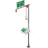 Douche combin&eacute;e avec cuvette ferm&eacute;e en ABS et entr&eacute;e inf&eacute;rieure, Socle The Estey Group