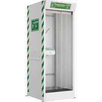 Cabine de douche d'urgence et douche oculaire/faciale couvert The Estey Group