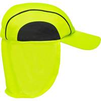 Cooling Hat with Neck Shade, Hi-Vis Lime The Estey Group